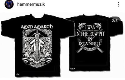 Amon Amarth - Row Pit In İstanbul T-shirt