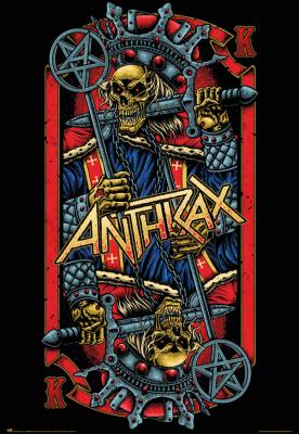 Anthrax - Evil Kings Poster (Lütfen Ürün Açıklamasını Okuyunuz!)