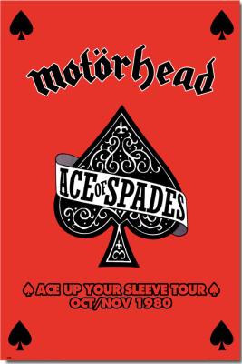 Motörhead - Ace Up Your Sleeve Tour Poster (Lütfen Ürün Açıklamasını O