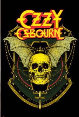 Ozzy Osbourne - Skull Poster (Lütfen Ürün Açıklamasını Okuyunuz!)