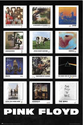 Pink Floyd - Covers Poster (Lütfen Ürün Açıklamasını Okuyunuz!)