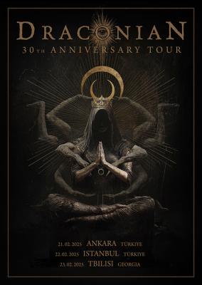 Draconian - 30th Anniversary Tour Poster (Lütfen Ürün Açıklamasını Oku