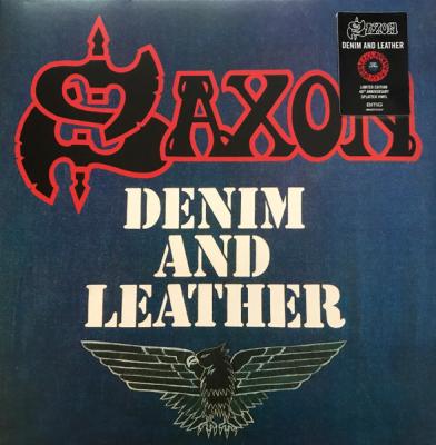 Saxon – Denim And Leather (Red with Black Splatter Vinyl) LP