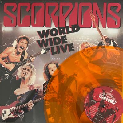 Scorpions – World Wide Live (Transparent Orange Vinyl) LP